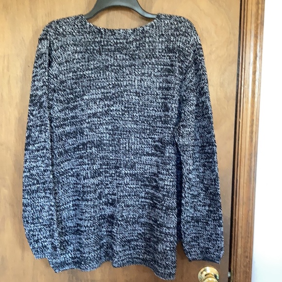 Hasting & Smith v neck pullover sweater black combo 3X - Picture 13 of 14